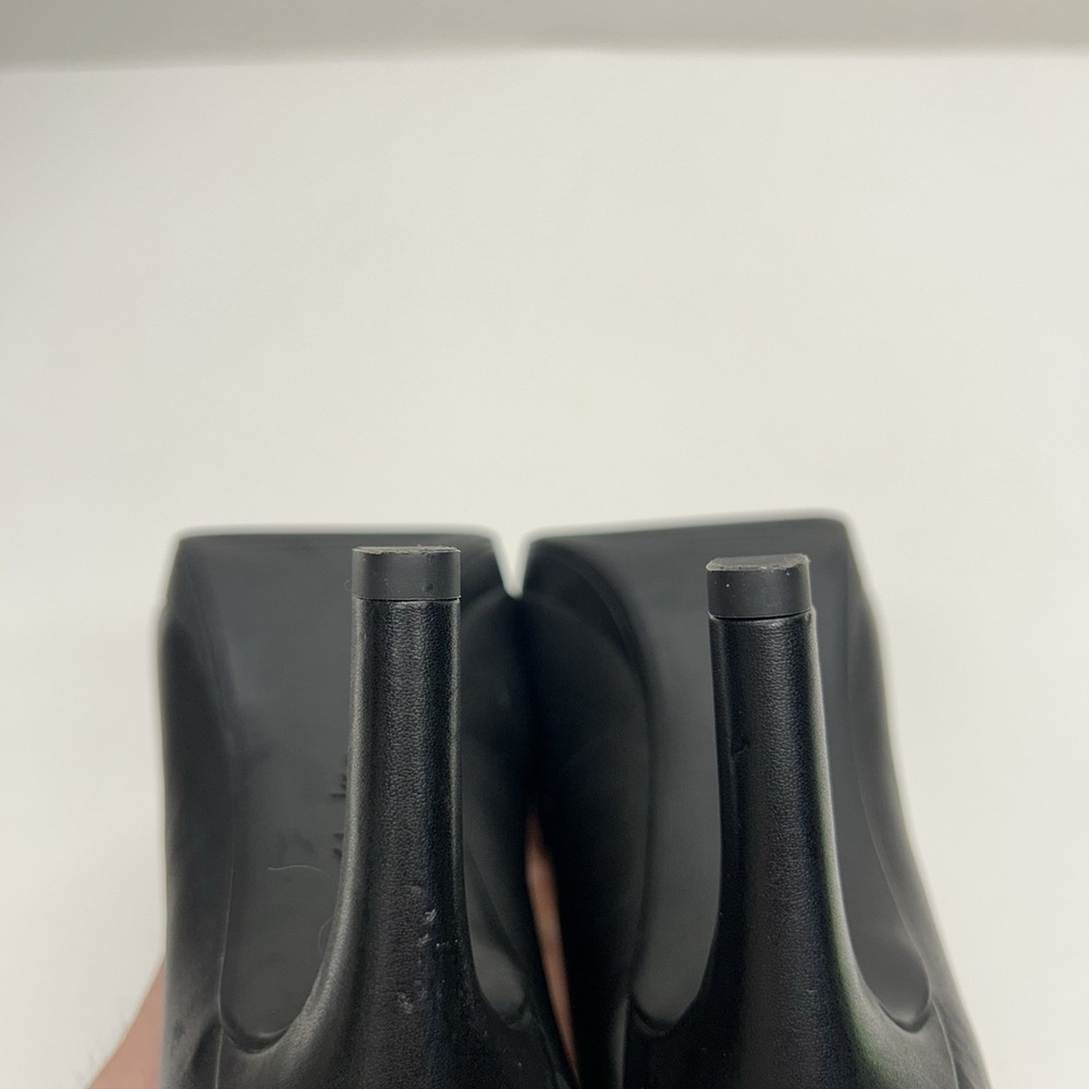 Clarks Ambyr Joy Black Leather Almond Toe Pumps Comfort Heels Work Office 6.5 M - Picture 12 of 15